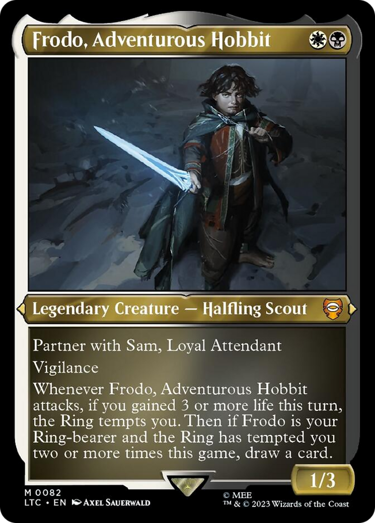 Frodo, Adventurous Hobbit (Display Commander) [The Lord of the Rings: Tales of Middle-Earth Commander] | Total Play