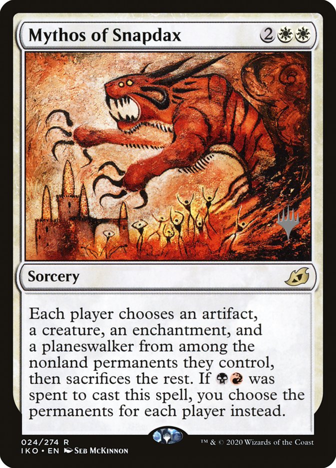 Mythos of Snapdax (Promo Pack) [Ikoria: Lair of Behemoths Promos] | Total Play