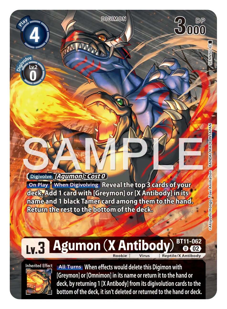 Agumon [BT11-062] (X Antibody) (Tamer's Selection Box Ver. X Antibody) [Dimensional Phase Promos] | Total Play
