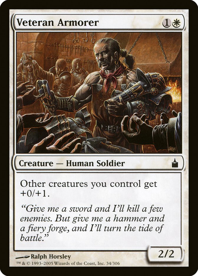 Veteran Armorer [Ravnica: City of Guilds] | Total Play