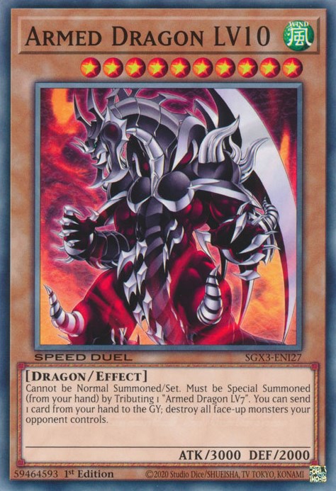Armed Dragon LV10 [SGX3-ENI27] Common | Total Play