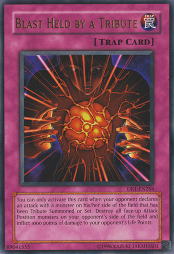 Blast Held by a Tribute [DR1-EN266] Ultra Rare | Total Play