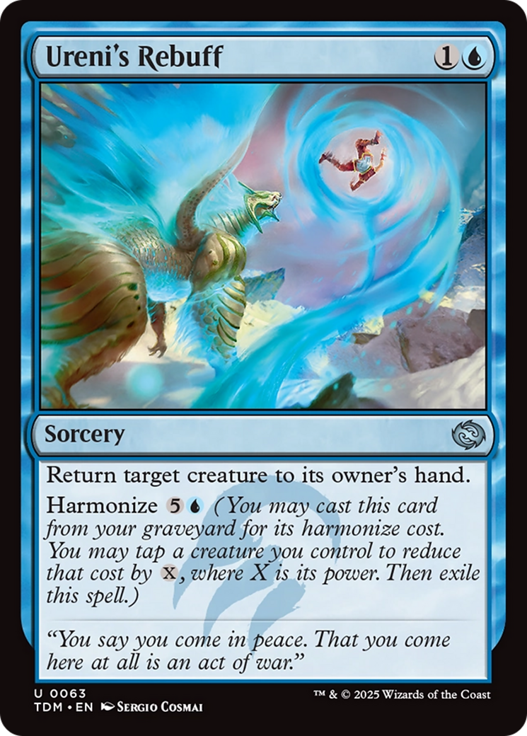 Ureni's Rebuff [Tarkir: Dragonstorm] | Total Play