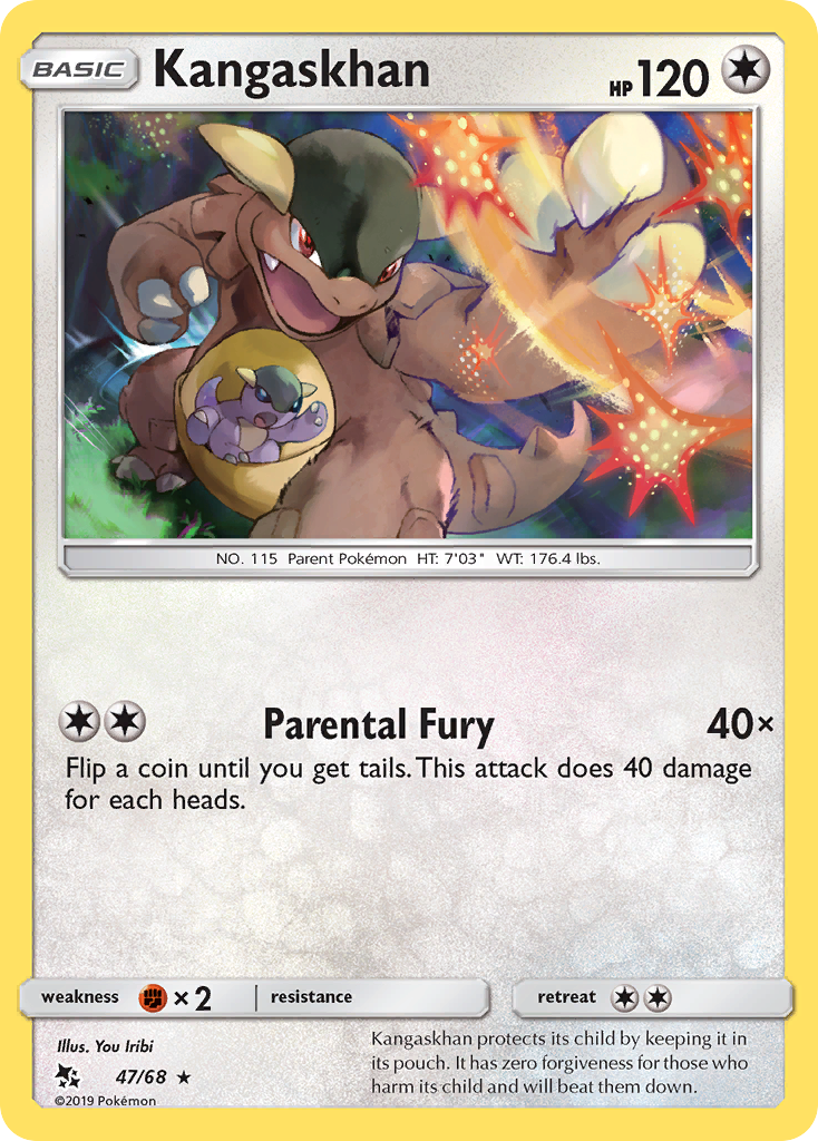 Kangaskhan (47/68) [Sun & Moon: Hidden Fates] | Total Play