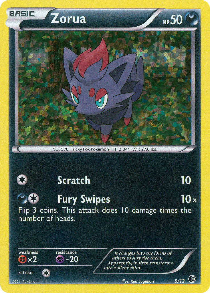 Zorua (9/12) [McDonald's Promos: 2011 Collection] | Total Play