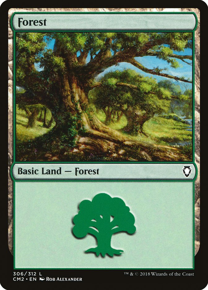 Forest (306) [Commander Anthology Volume II] | Total Play