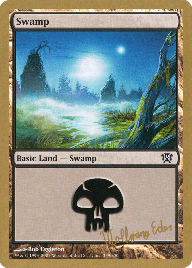 Swamp (we339) (Wolfgang Eder) [World Championship Decks 2003] | Total Play