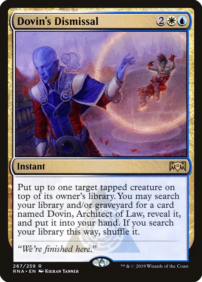 Dovin's Dismissal [Ravnica Allegiance] | Total Play