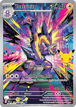 Toxtricity (134/128) [Mega Evolution: 30th Celebration] | Total Play