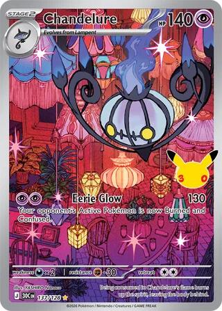 Chandelure (137/128) [Mega Evolution: 30th Celebration] | Total Play