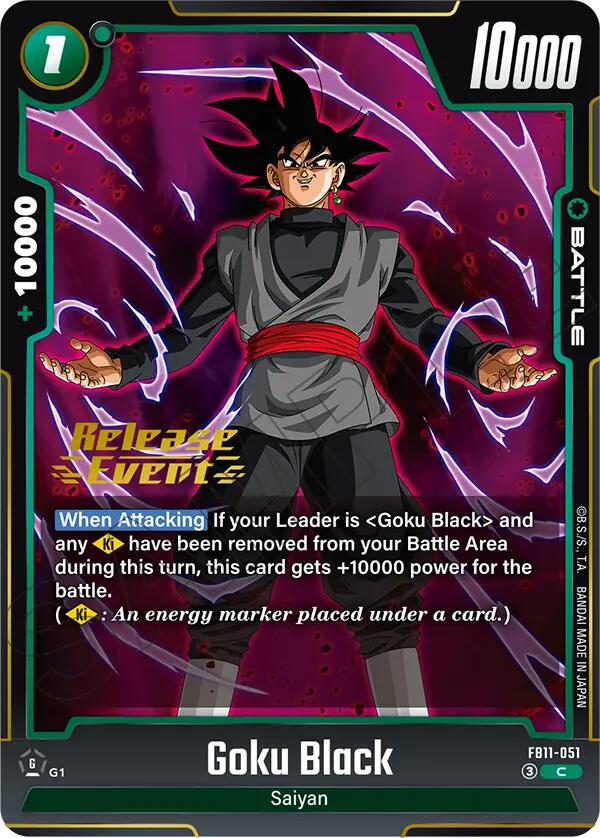 Goku Black (FB11-051) [Brightness of Hope Release Event Cards] | Total Play