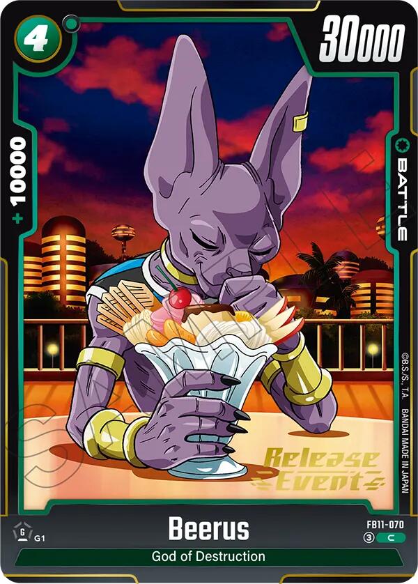 Beerus (FB11-070) [Brightness of Hope Release Event Cards] | Total Play