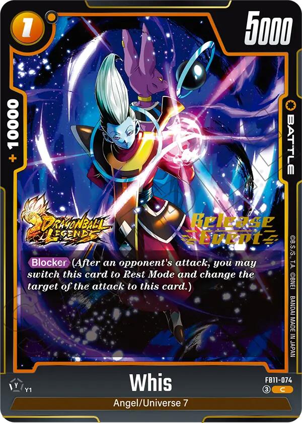 Whis (FB11-074) [Brightness of Hope Release Event Cards] | Total Play