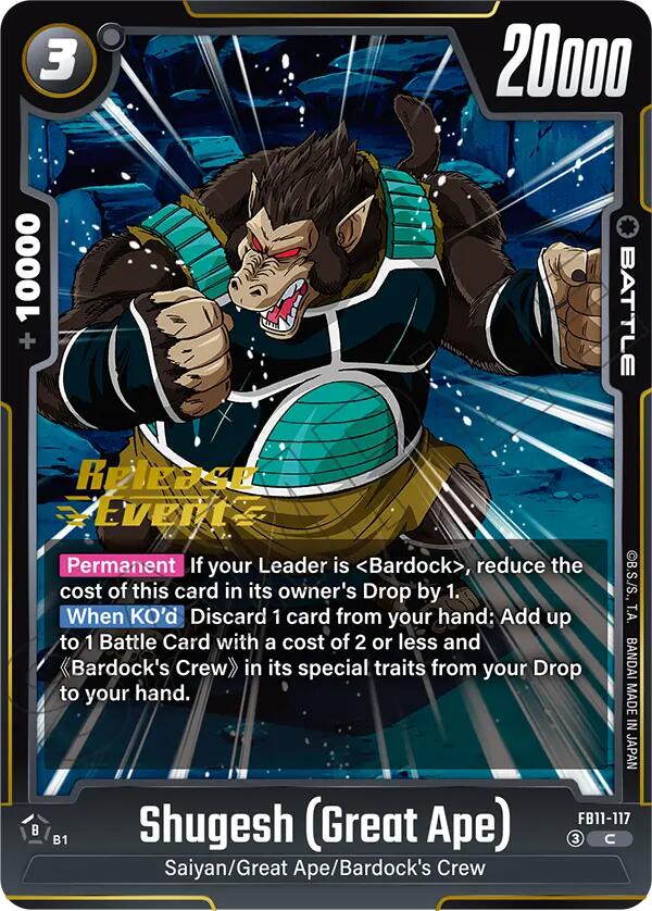 Shugesh (Great Ape) [Brightness of Hope Release Event Cards] | Total Play