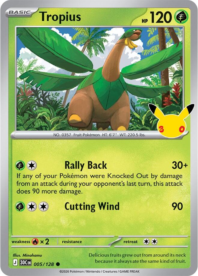 Tropius (005/128) [Mega Evolution: 30th Celebration] | Total Play