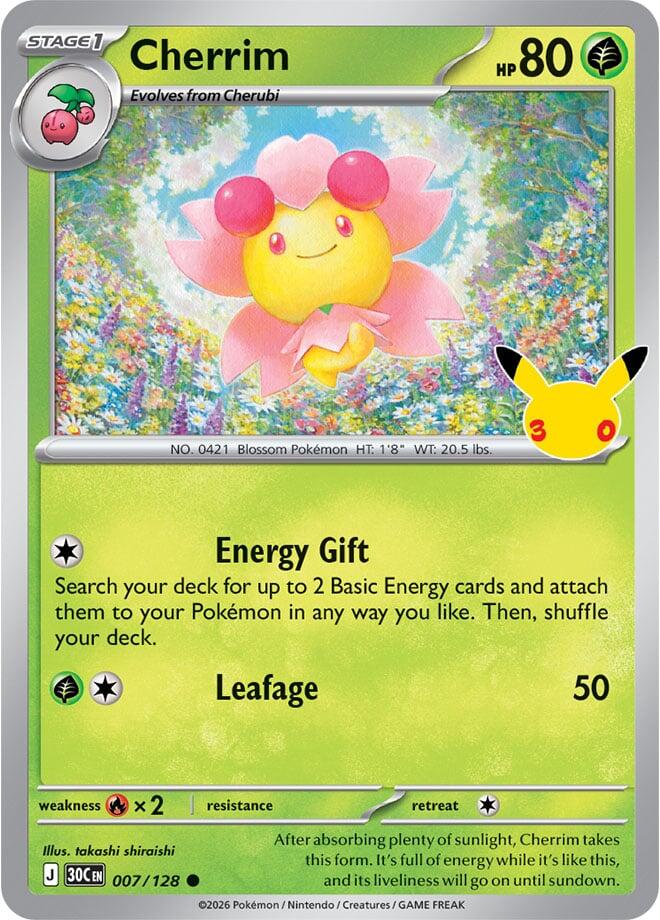 Cherrim (007/128) [Mega Evolution: 30th Celebration] | Total Play