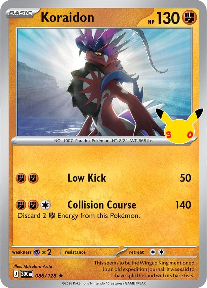 Koraidon (086/128) [Mega Evolution: 30th Celebration] | Total Play