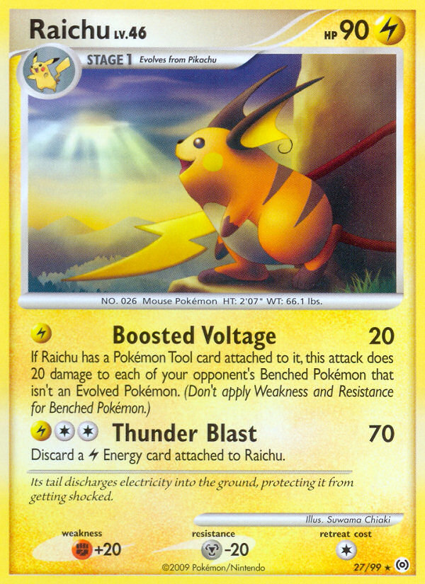 Raichu (27/99) [Platinum: Arceus] | Total Play