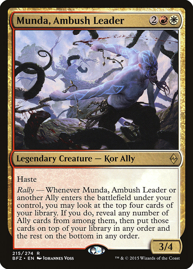 Munda, Ambush Leader [Battle for Zendikar] | Total Play