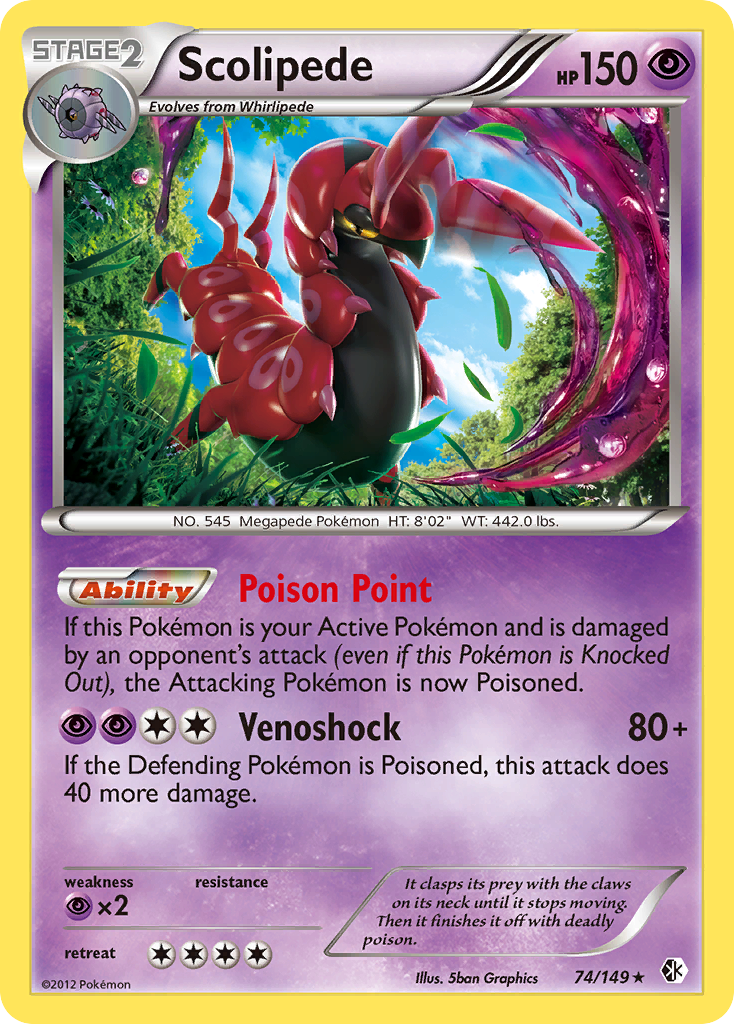 Scolipede (74/149) [Black & White: Boundaries Crossed] | Total Play