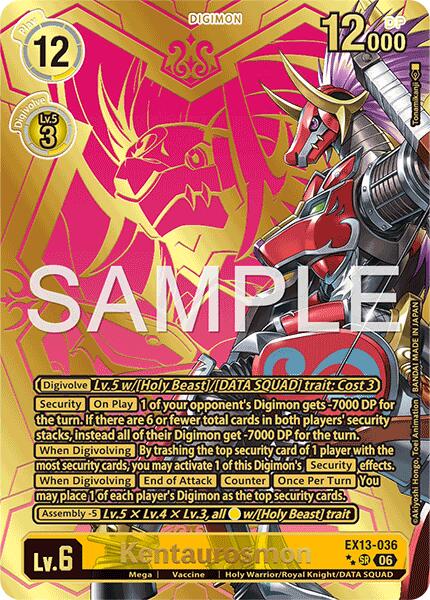 Kentaurosmon [EX13-036] (Rare Pull) [Chivalrous XIII] | Total Play