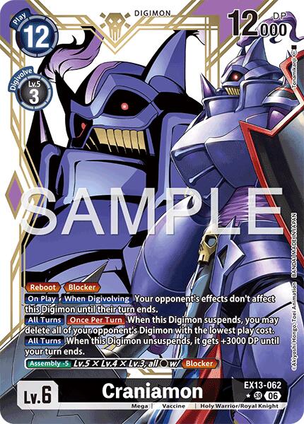 Craniamon [EX13-062] (Alternate Art) [Chivalrous XIII] | Total Play