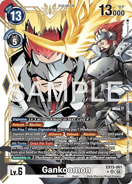 Gankoomon [EX13-061] (Alternate Art) [Chivalrous XIII] | Total Play