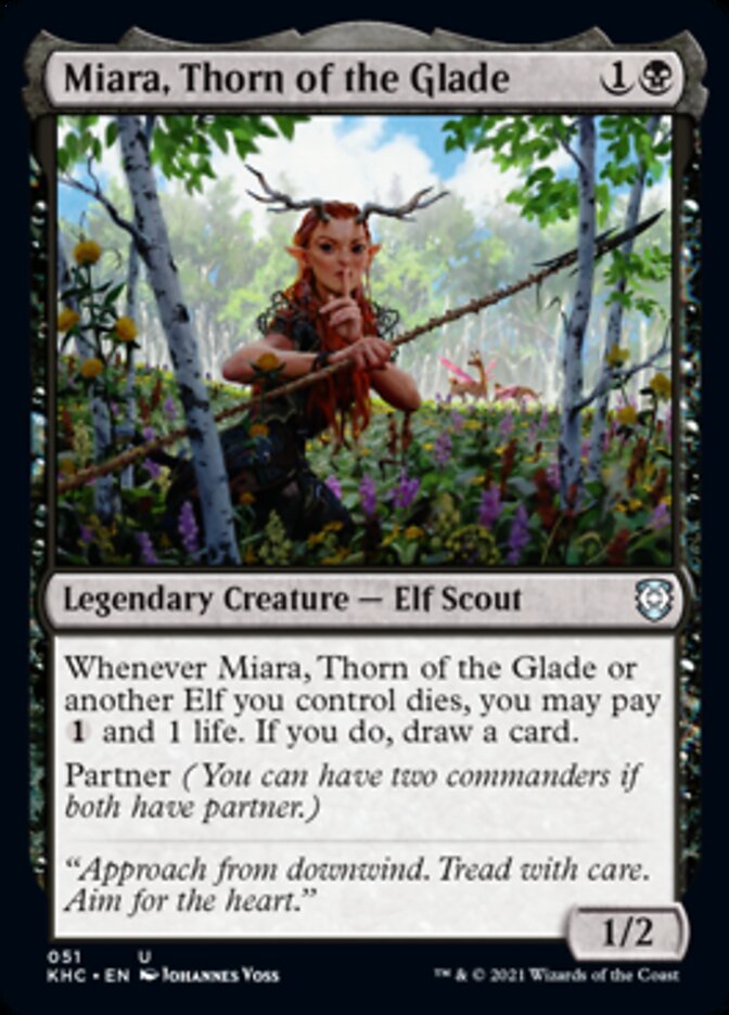Miara, Thorn of the Glade [Kaldheim Commander] | Total Play