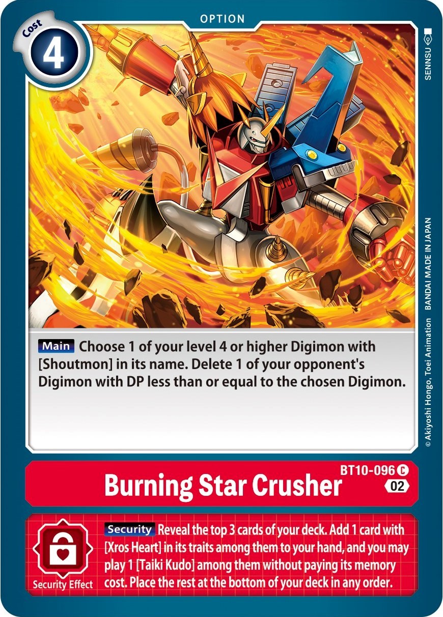 Burning Star Crusher [BT10-096] [Xros Encounter] | Total Play