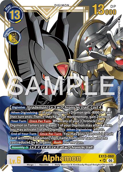 Alphamon [EX13-060] (Alternate Art) [Chivalrous XIII] | Total Play