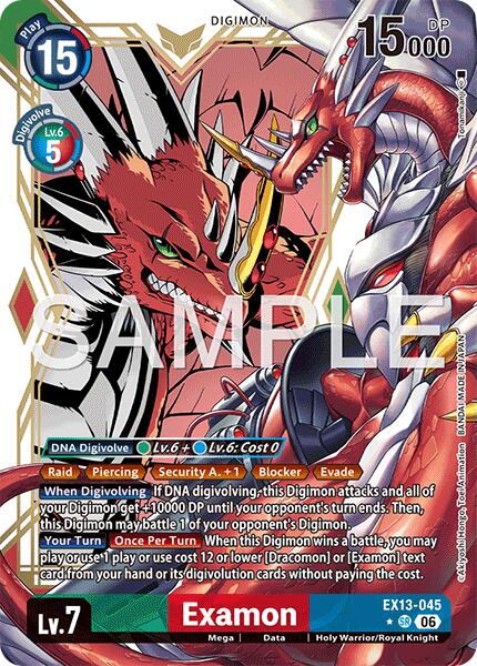 Examon [EX13-045] (Alternate Art) [Chivalrous XIII] | Total Play