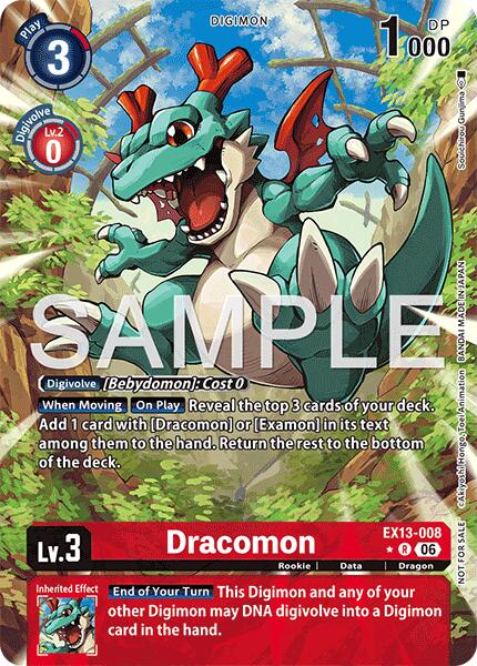 Dracomon [EX13-008] (Extended Art) [Chivalrous XIII] | Total Play