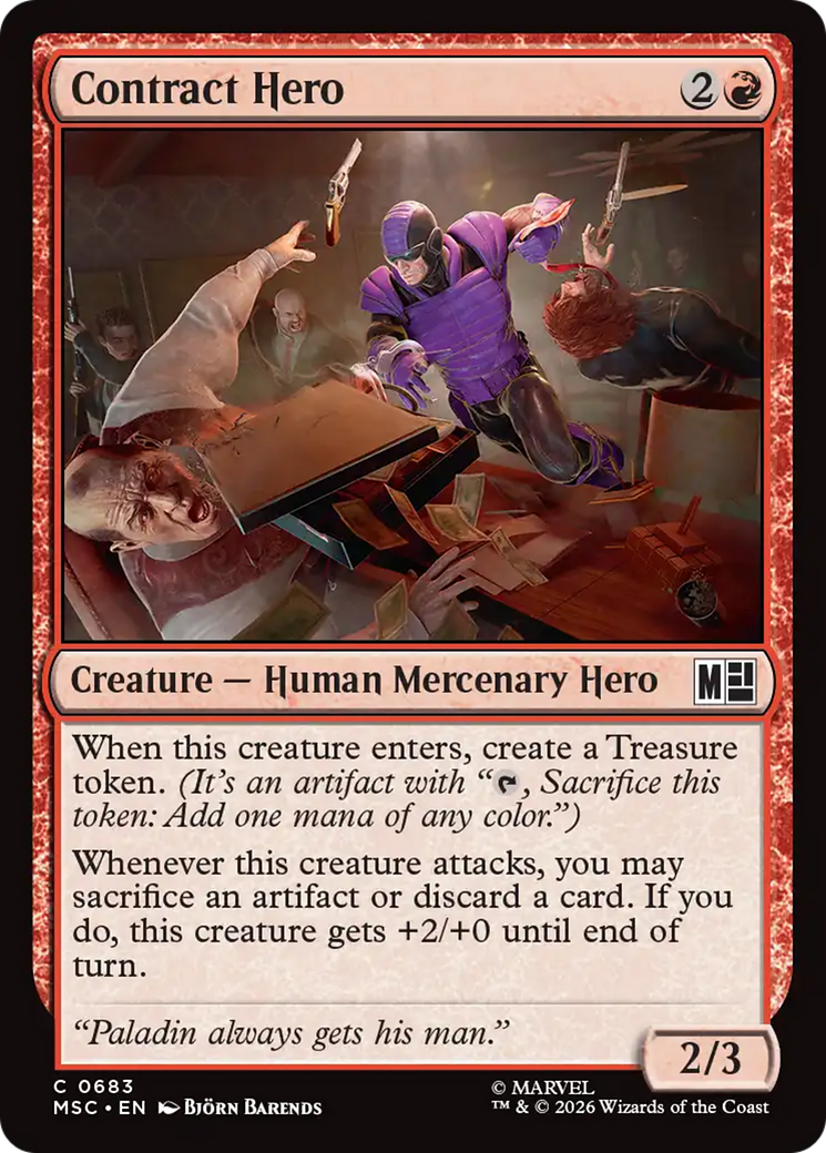 Contract Hero [Marvel Super Heroes Commander] | Total Play