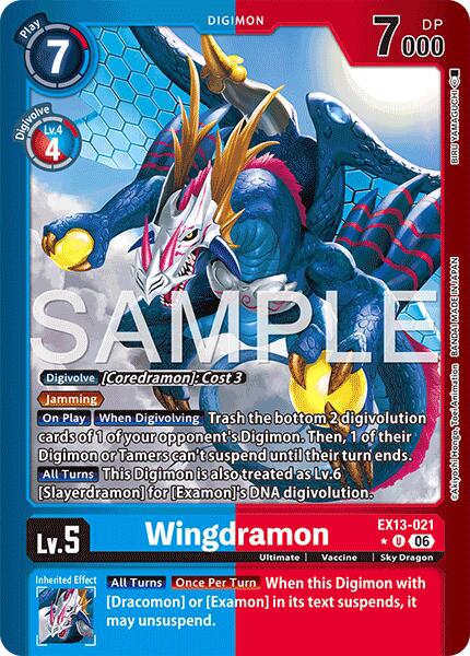 Wingdramon [EX13-021] (Limited Foil) [Chivalrous XIII] | Total Play