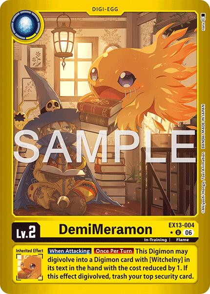 DemiMeramon [EX13-004] (Limited Foil) [Chivalrous XIII] | Total Play