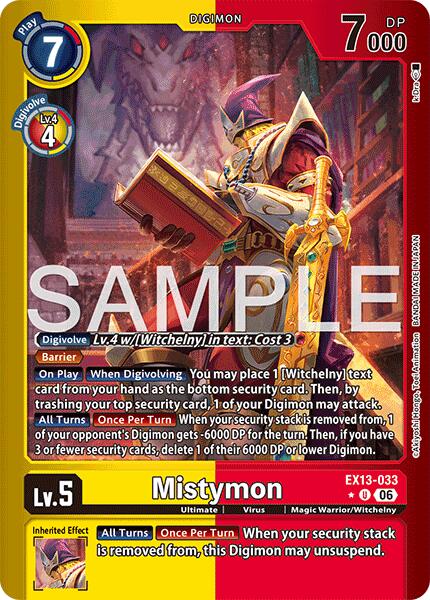 Mistymon [EX13-033] (Limited Foil) [Chivalrous XIII] | Total Play