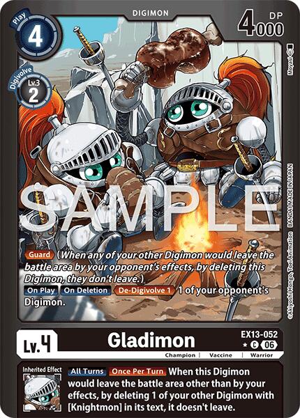 Gladimon [EX13-052] (Limited Foil) [Chivalrous XIII] | Total Play