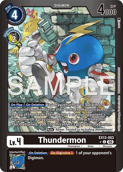 Thundermon [EX13-053] (Limited Foil) [Chivalrous XIII] | Total Play