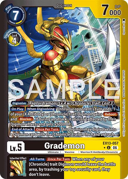 Grademon [EX13-057] (Limited Foil) [Chivalrous XIII] | Total Play