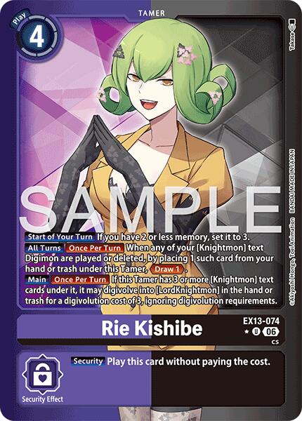 Rie Kishibe [EX13-074] (Alternate Art) [Chivalrous XIII] | Total Play