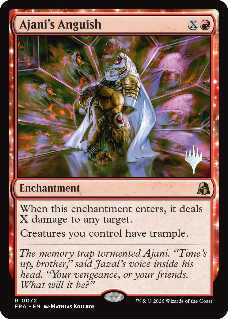 Ajani's Anguish [Reality Fracture Promos] | Total Play
