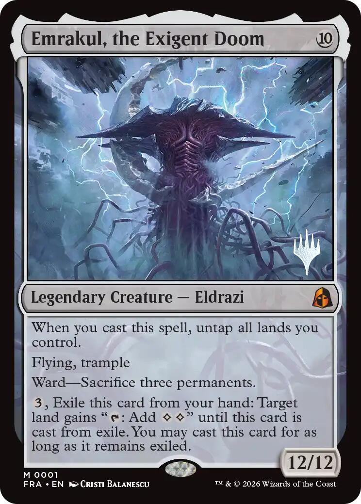 Emrakul, the Exigent Doom [Reality Fracture Promos] | Total Play