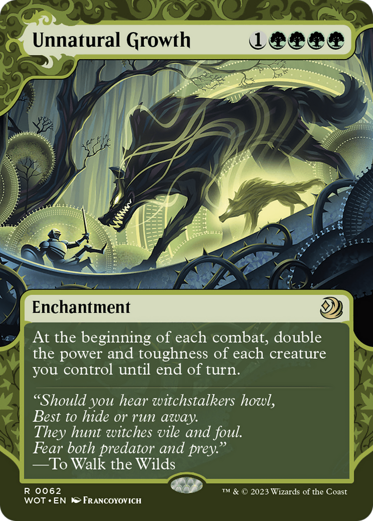 Unnatural Growth [Wilds of Eldraine: Enchanting Tales] | Total Play