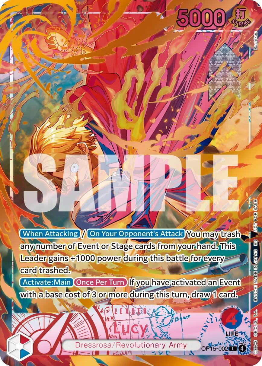 Lucy (Flame-Flame Fruit Coliseum) [One Piece Promotion Cards] | Total Play