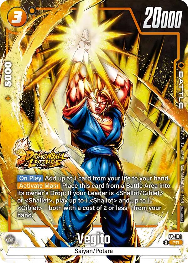 Vegito (FP-100) (Tournament Pack 12) [Fusion World Tournament Cards] | Total Play