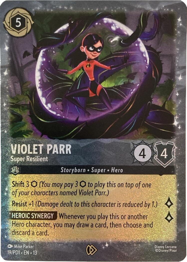 Violet Parr - Super Resilient (19) [Promo Cards] | Total Play