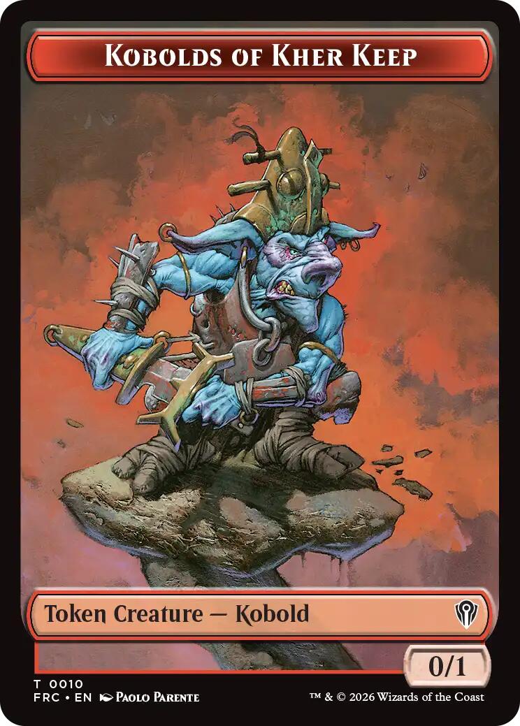 Kobolds of Kher Keep // Phyrexian Mite Double-Sided Token [Reality Fracture Commander Tokens] | Total Play
