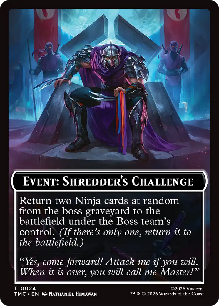 Event: Shredder's Challenge [Teenage Mutant Ninja Turtles Commander Tokens] | Total Play