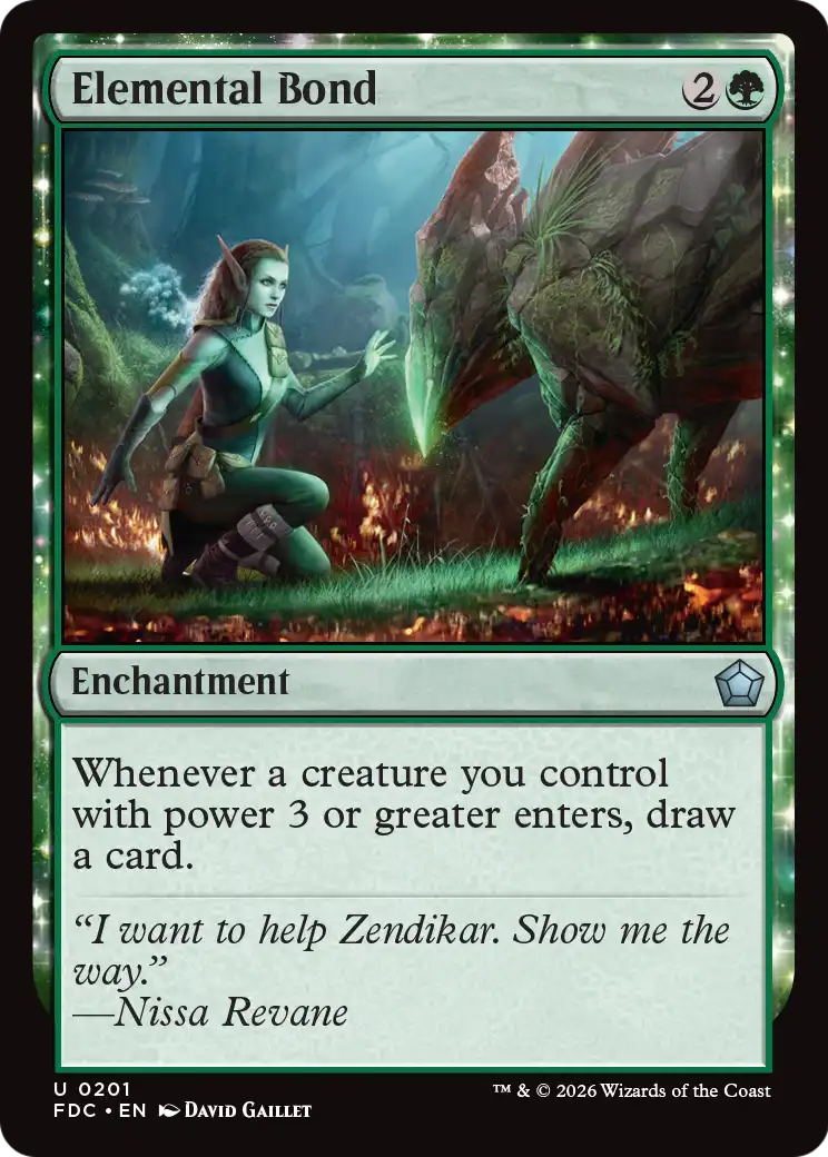 Elemental Bond [Foundations Commander] | Total Play