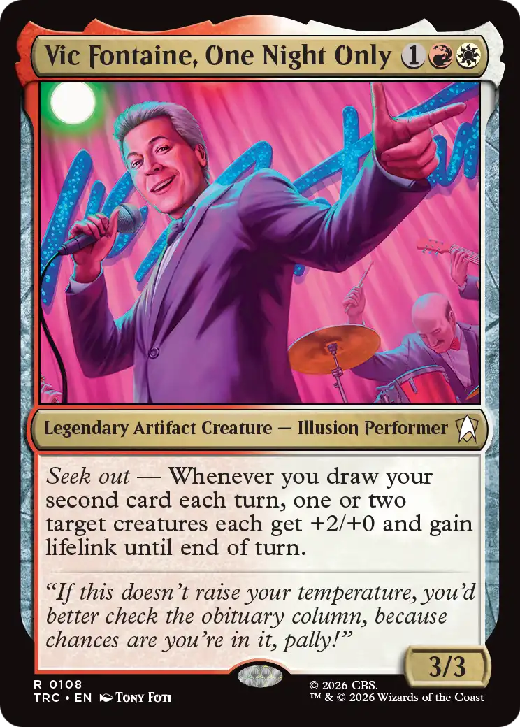 Vic Fontaine, One Night Only (Surge Foil) [Star Trek Commander] | Total Play